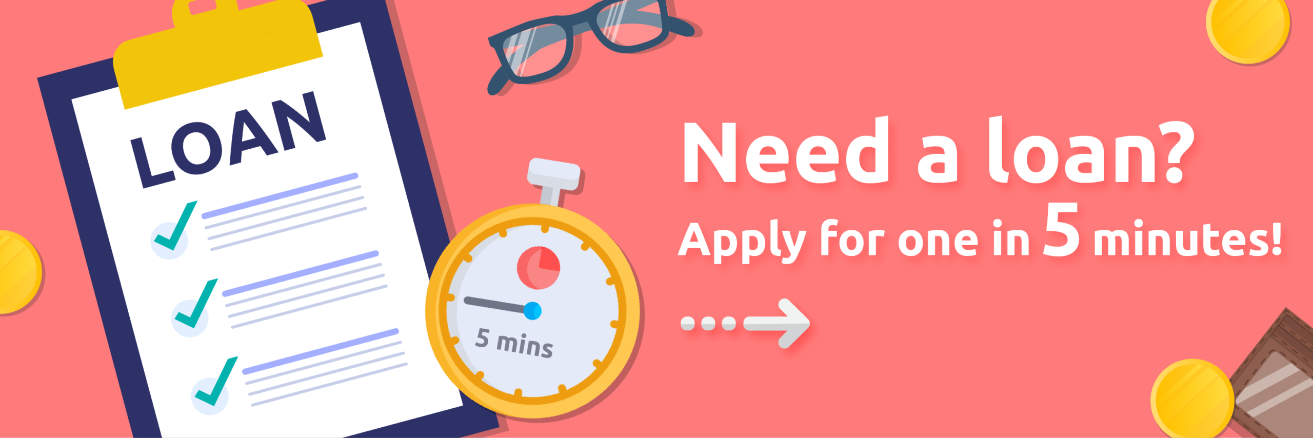 CTA banner to get a fast loan from a legal money lender